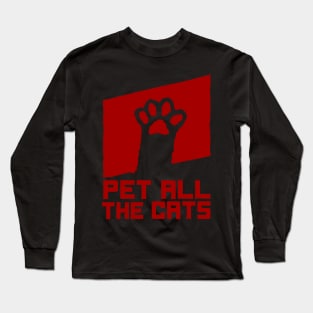 Pet All The Cats Long Sleeve T-Shirt